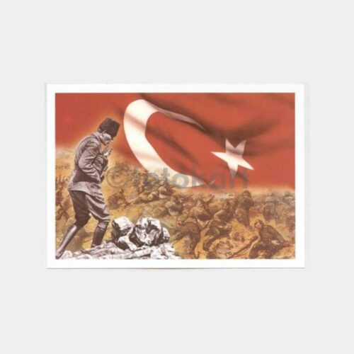 Atatürk Konulu Kartpostal