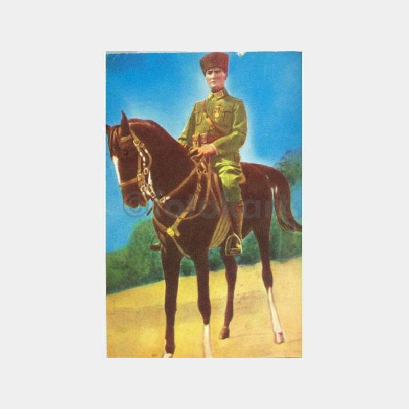 Atatürk Süvari Görünüş Kartpostal