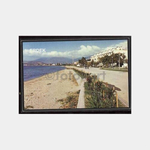 Erdek Sahili Görünüş Kartpostal