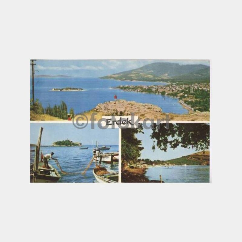 1977 Erdek 4 Değişik Görünüş Kartpostal