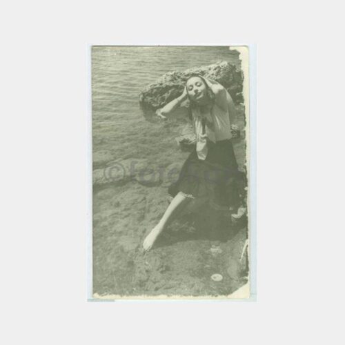 1950 Fenerbahçe Sahili Kadın Fotoğraf