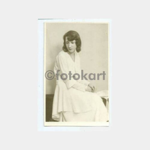 1932 Güzel Kadın Görünüş Stüdyo Fotoğraf