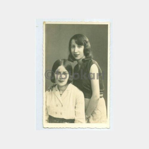 1930 Güzel Kadın Görünüş Stüdyo Fotoğraf