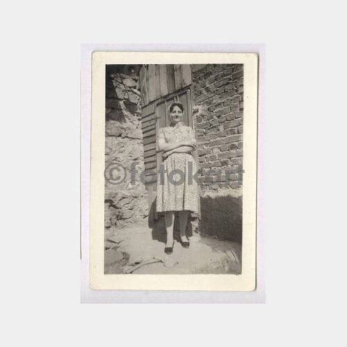 1940 Tarihi Ev ve Kadın Fotoğraf