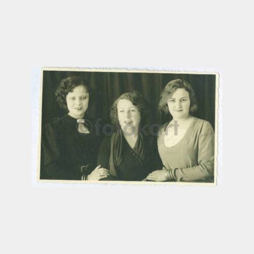 1930 Üç Güzel Kadın Görünüş Fotoğraf