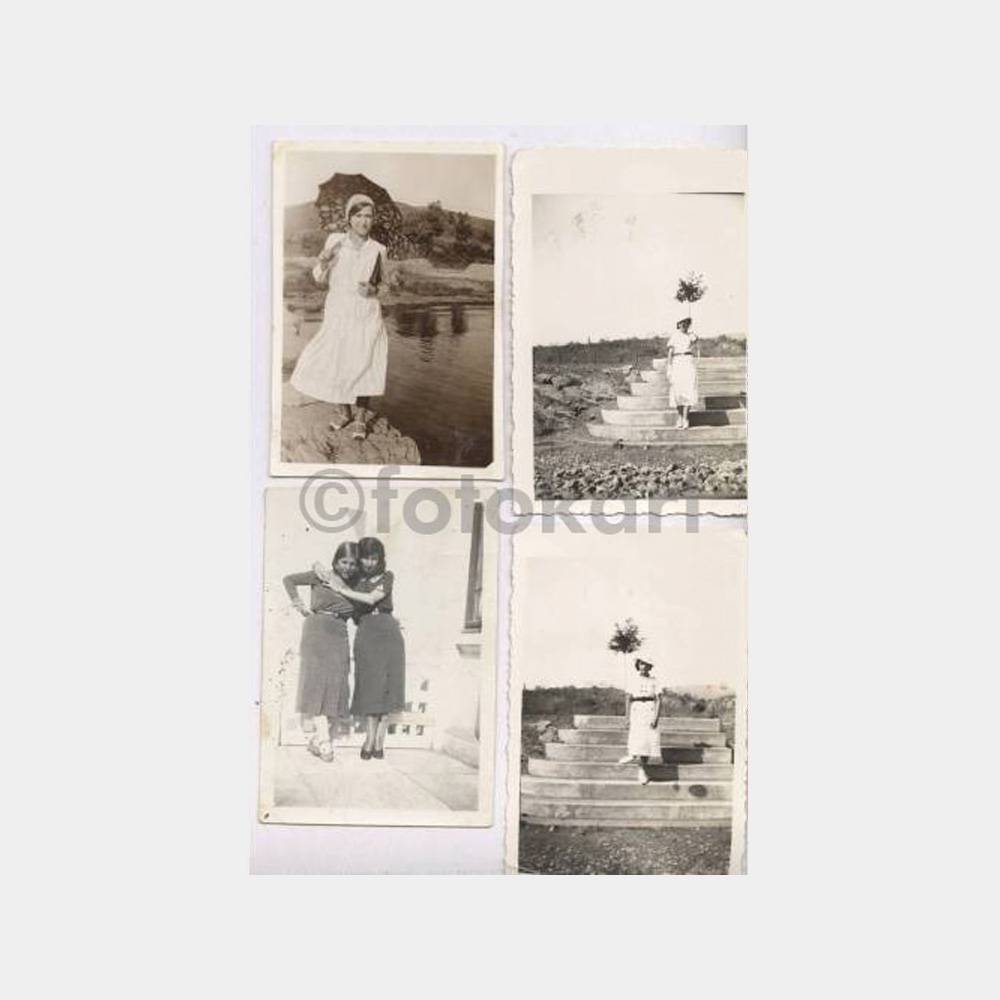 1936 Kadın 5 Adet Albüm Fotoğrafı - Görsel 2