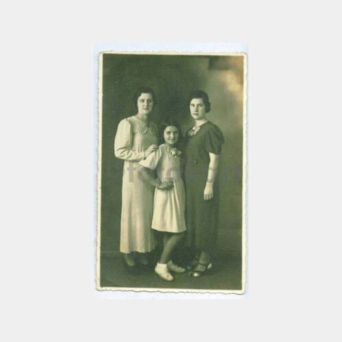 1930 Kadınlar ve Kızı Görünüş Fotoğraf