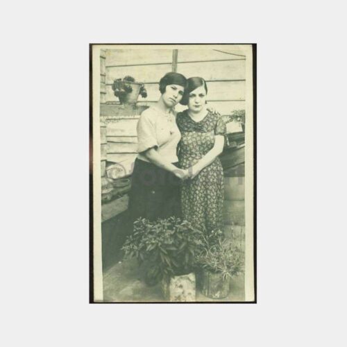 1930 İki Kadın Görünüş Fotoğraf