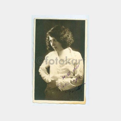 1931 Güzel Kadın Görünüş Stüdyo Fotoğraf