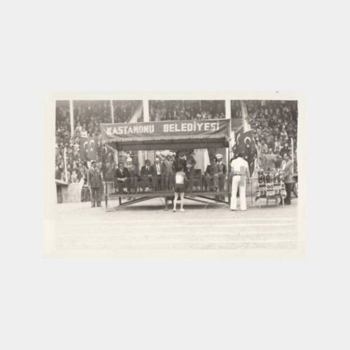 1975 Kastamonu Spor Bayramı Tören Konulu Fotoğraf