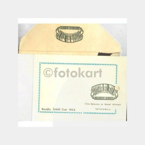 1953 Türk Sineması - Yüksel Film Tebrik Kartı