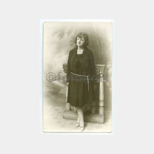 1929 Kadın Görünüş Stüdyo Fotoğraf