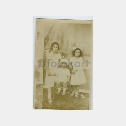 1930 Kardeşler -Arka Plan- Stüdyo Fotoğraf