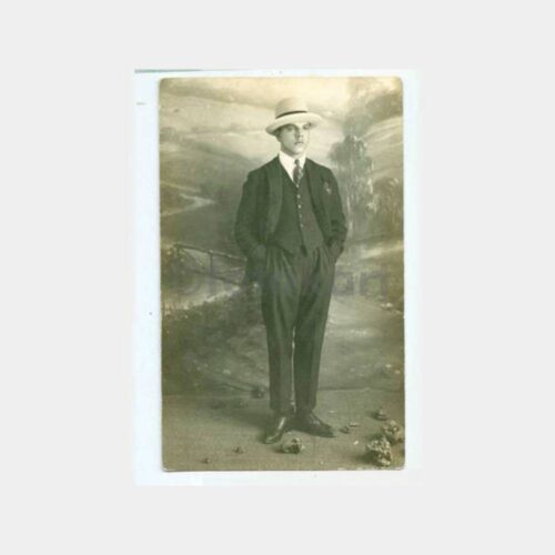 1928 Bey -Arka Plan- Stüdyo Fotoğraf