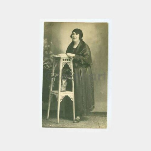 1929 Kadın Görünüş Stüdyo Fotoğraf