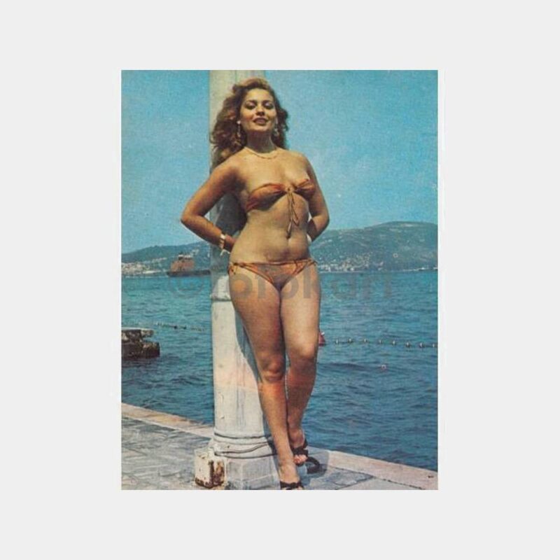 1984 Meral Zeren - Türk Sineması Kartpostal