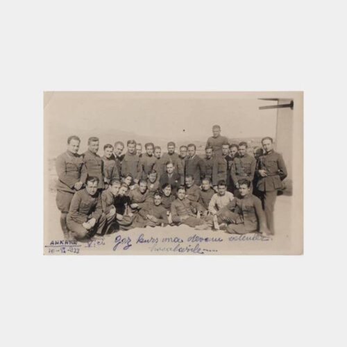 1933 Ankara Gaz Kursu Askerler Konulu Fotoğraf