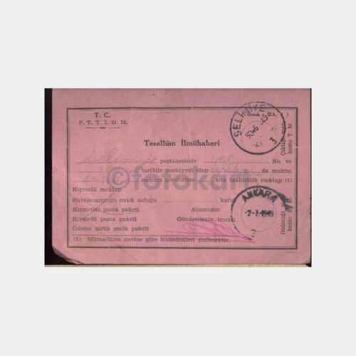 1949 Ankara Posta Tesellüm İlmühaberi