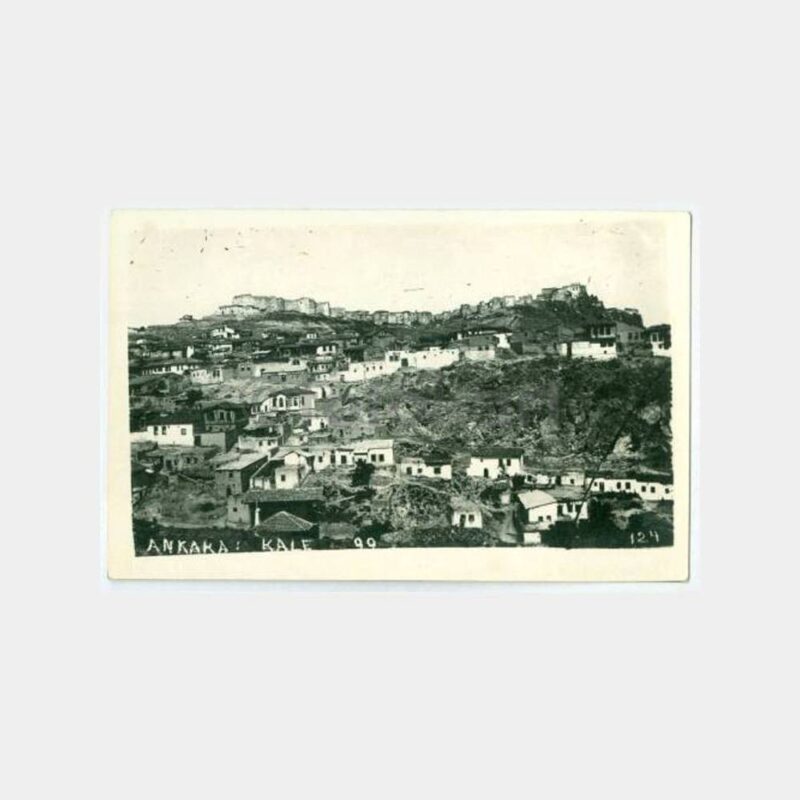 1930 Ankara Kalesi Görünüş Kartpostal