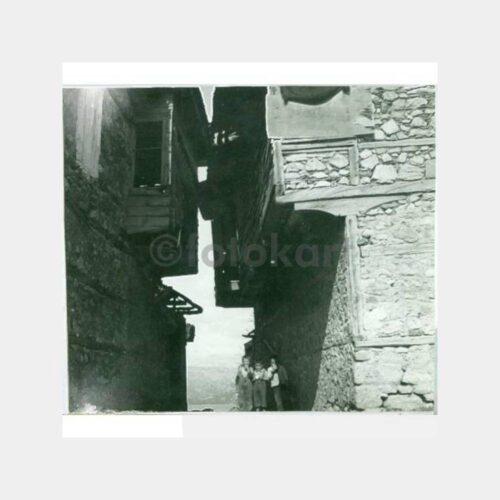 1950 Ankara Tarihi Evler Görünüş Kartpostal