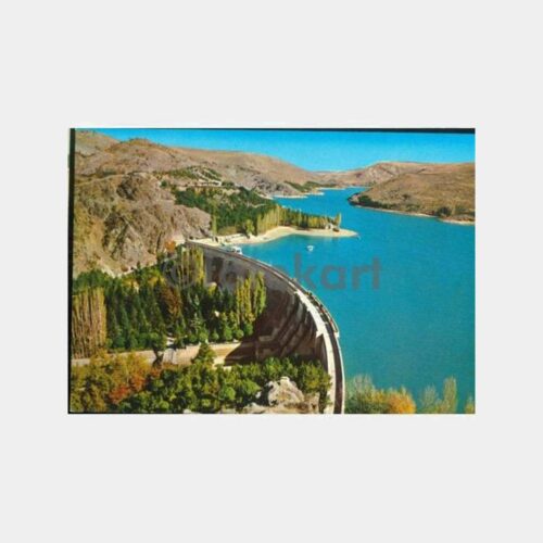 1975 Ankara Çubuk Barajı Görünüş Kartpostal