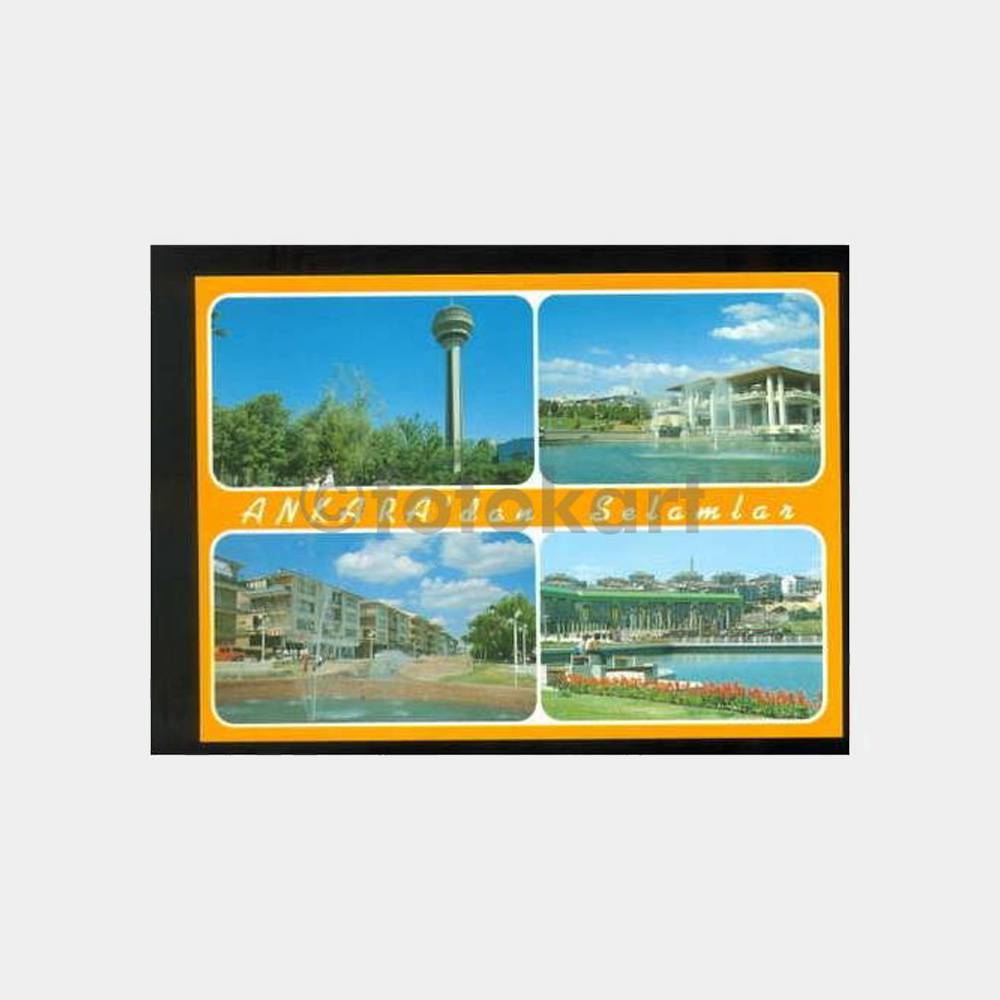 1999 Ankara 4 Değişik Görünüş Kartpostal