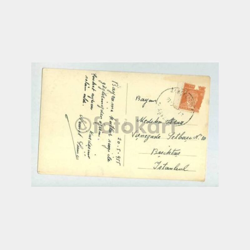 1955 Ankara Çubuk Barajı Kartpostal - Görsel 2