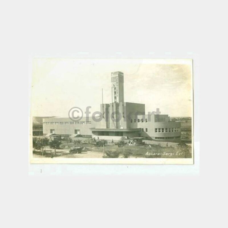 1940 Ankara Sergi Evi Görünüş Kartpostal