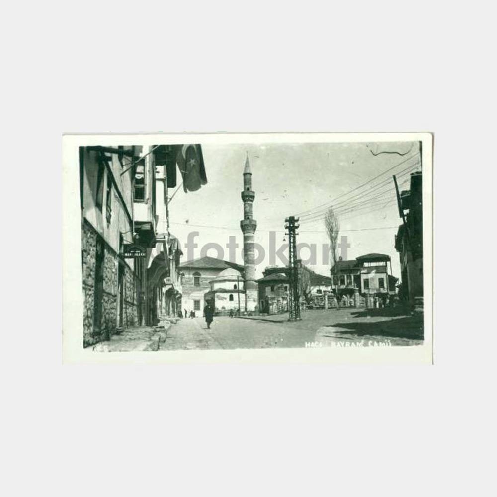 1957 Ankara Hacıbayram Camii Görünüş Kartpostal