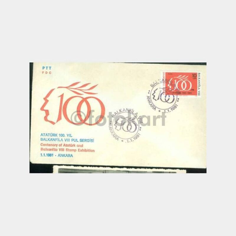 1981 Ankara Balkanfila 8. Pul Sergisi FDC