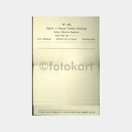 1961 Ankara Kız Lisesi Konser Davetiyesi