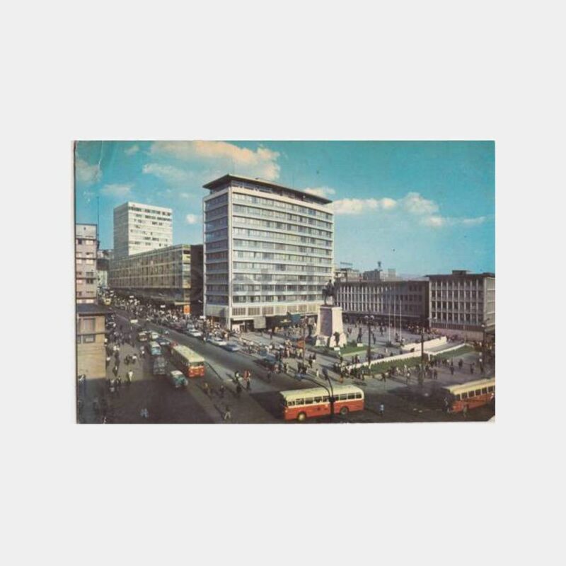 1970 Ankara Ulus Meydanı Görünüş Kartpostal