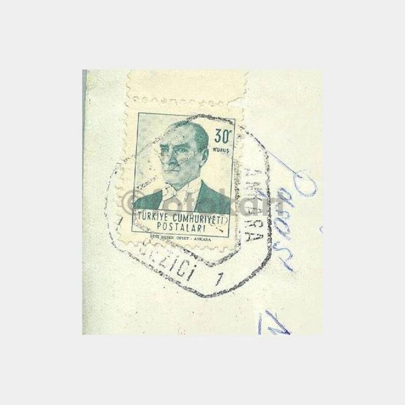 1964 İzmir-Ankara Ambulant Tren Damga