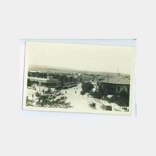1938 Ankara İstasyon Caddesi Görünüş Kartpostal