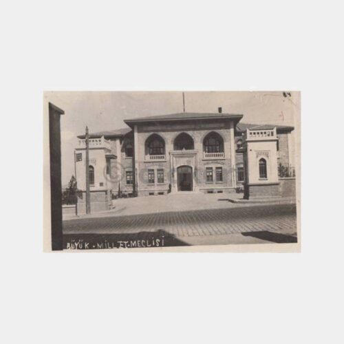 1940 Ankara Meclis Binası Görünüş Kartpostal