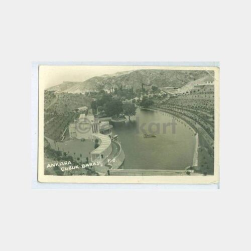 1952 Ankara Çubuk Barajı Kartpostal