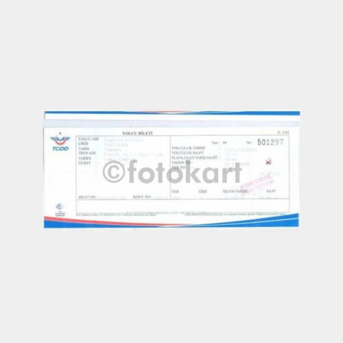 2010 Hızlı Tren Eskişehir-Ankara Bileti