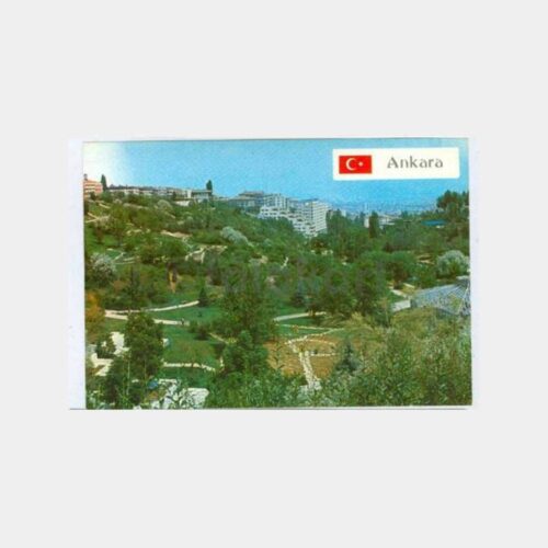 1983 Ankara Çankaya Botanik Görünüş Kartpostal