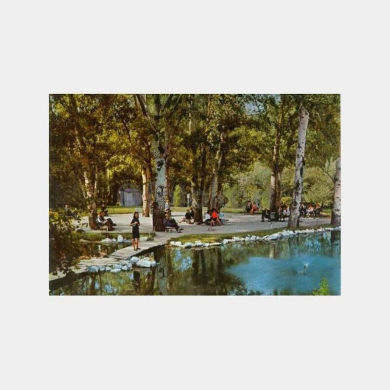1975 Ankara Kuğulu Park Görünüş Kartpostal