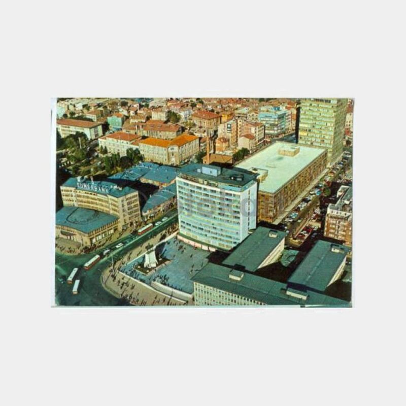 1968 Ankara Ulus - Havadan Görünüş Kartpostal