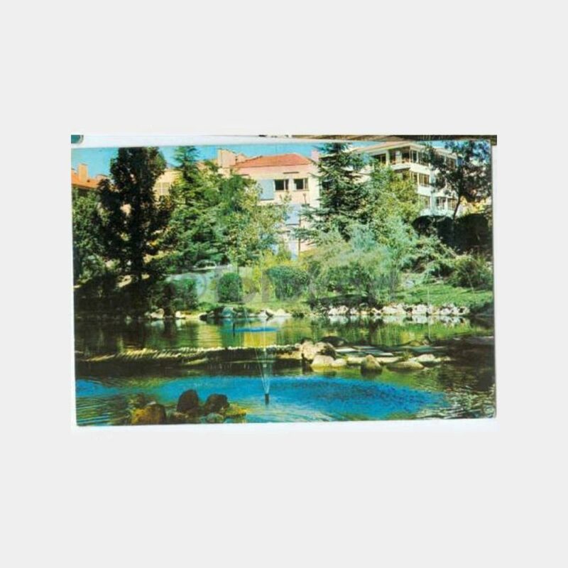 1968 Ankara Kuğulu Park Görünüş Kartpostal