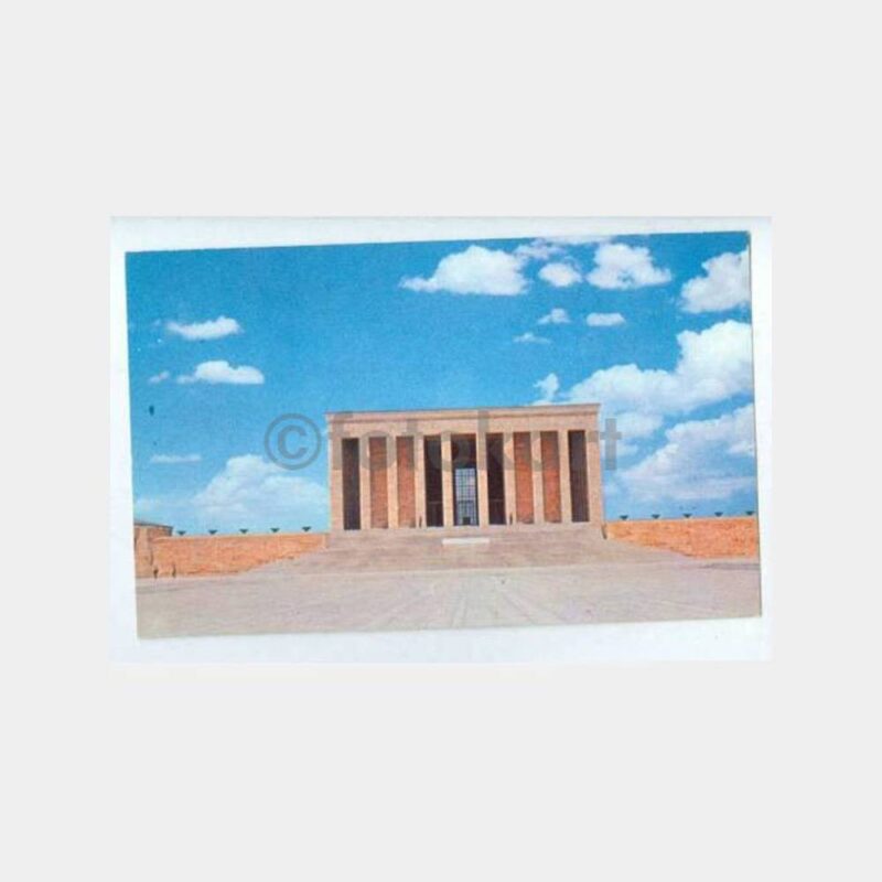 1958 Ankara Anıtkabir Damgalı Kartpostal
