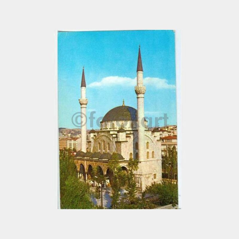 1970 Ankara Maltepe Camii Görünüş Kartpostal