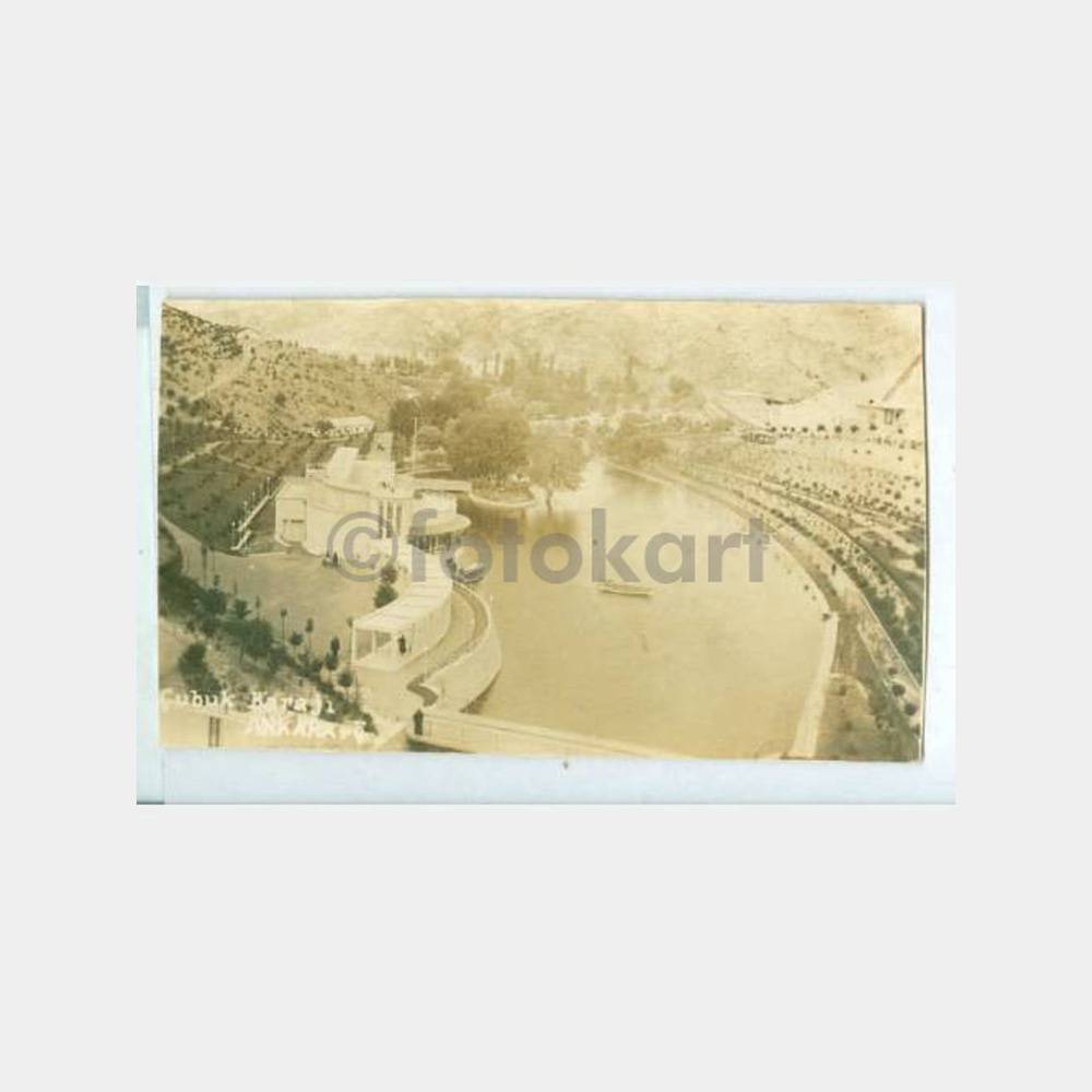 1940 Ankara Çubuk Barajı Konulu Kartpostal