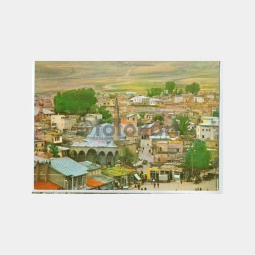 1970 Erzurum Taşmağazalar Görünüş Kartpostal