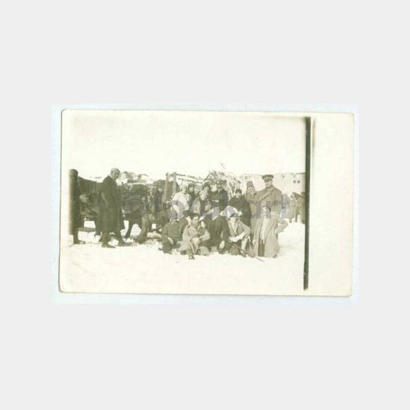 1930 Erzurum Kış Yolculuk Konulu Fotoğraf