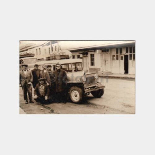 1963 Erzurum Jeep - Hamsiköy Molası Fotoğraf