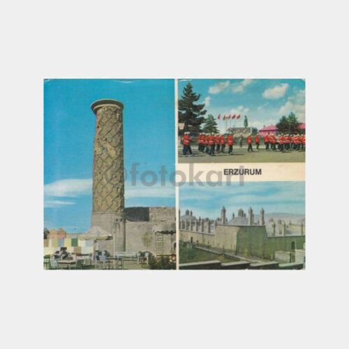 1975 Erzurum 3 Değişik Görünüş Kartpostal