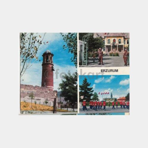 1976 Erzurum 3 Görünüş Kartpostal