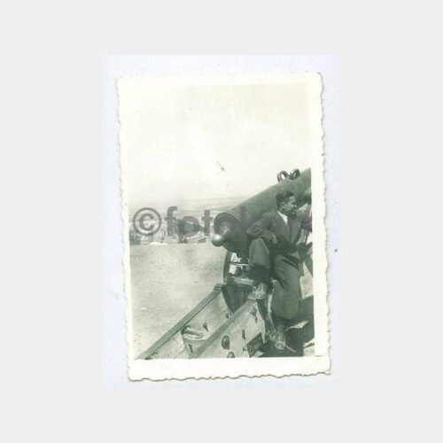 1940 Erzurum Eski Kale Topu Hatırası Fotoğraf